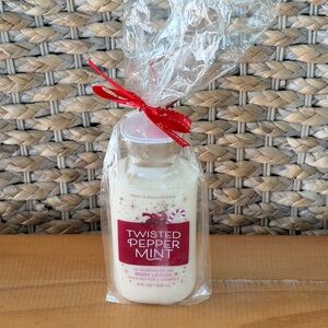 NWT Bath & Body Works Twisted Peppermint Body Lotion 8oz Holiday Limited Edition